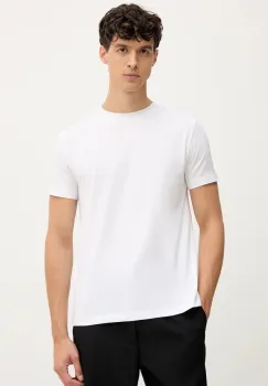 Trussardi tricou din bumbac culoarea alb, uni, G0278000048N imagine