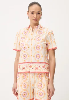 Twinset camasa din bumbac imagine