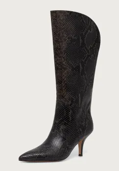 Twinset  cizme cu toc cui pentru femei din piele imagine