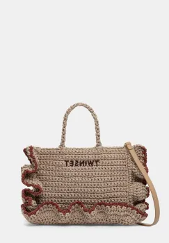 Twinset geanta crossbody pentru femei impletita imagine