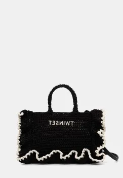 Twinset geanta crossbody pentru femei impletita imagine