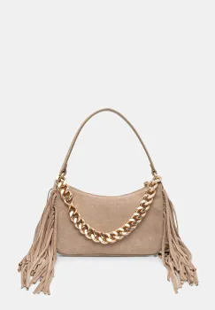 Twinset geanta de mana din piele intoarsa imagine