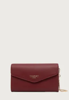 Twinset geanta plic pentru femei din piele imagine