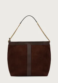 Twinset geanta shopper pentru femei din piele intoarsa imagine