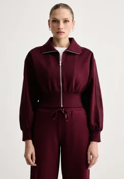 Twinset  hanorac cu fermoar pentru femei cu vascoza imagine