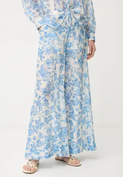 Twinset pantaloni palazzo de dama cu in imagine
