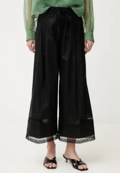 Twinset pantaloni pentru femei, cu bumbac imagine