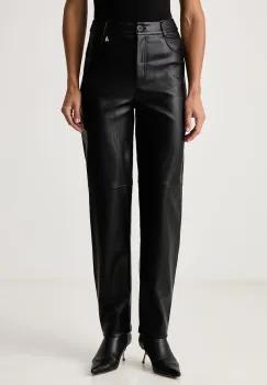 Twinset  pantaloni pentru femei din imitatie de piele imagine