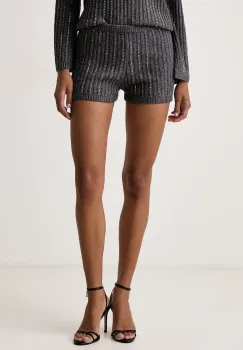 Twinset  pantaloni scurti pentru femei cu amestec de lana imagine