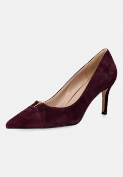 Twinset pantofi cu toc stiletto din piele intoarsa imagine