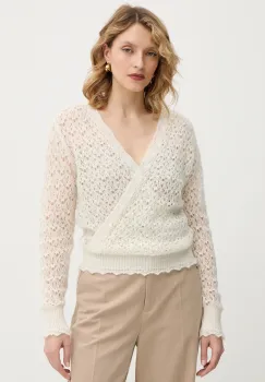 Twinset pulover cu adaos de mohair imagine