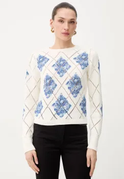 Twinset pulover de bumbac imagine