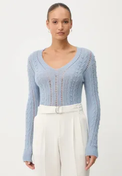 Twinset pulover din amestec de lana imagine