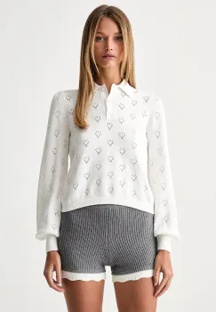 Twinset pulover pentru femei cu amestec de casmir imagine
