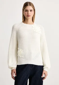 Twinset  pulover pentru femei cu lana si lana de alpaca imagine