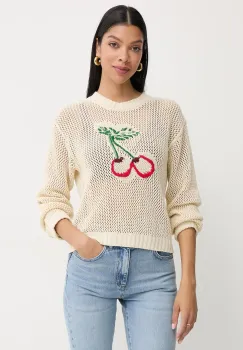 Twinset pulover pentru femei, din bumbac imagine