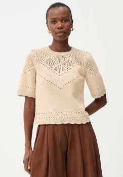 Twinset pulover pentru femei, din bumbac imagine