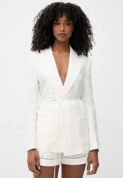 Twinset Sacou de dama din in imagine