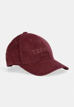 Twinset sapca pentru femei catifea reiata imagine