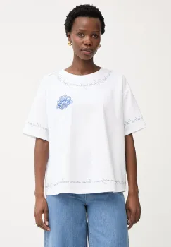 Twinset tricou de dama din bumbac imagine