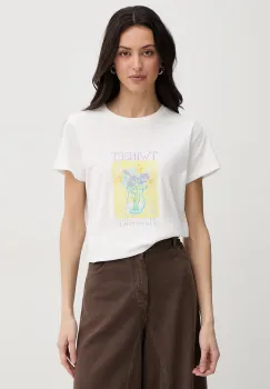 Twinset tricou de pentru femei, din bumbac imagine