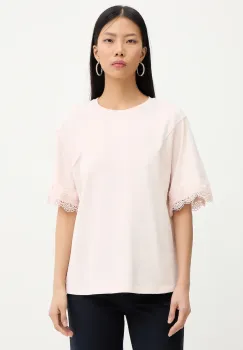 Twinset tricou din bumbac imagine