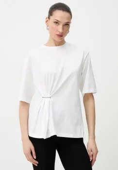 Twinset tricou din bumbac imagine