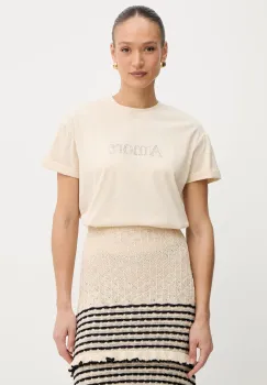 Twinset tricou din bumbac imagine