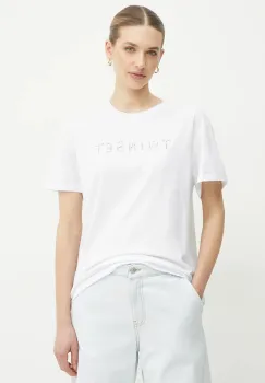 Twinset tricou din bumbac imagine