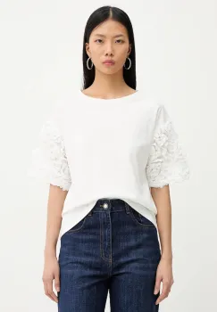 Twinset tricou din bumbac imagine