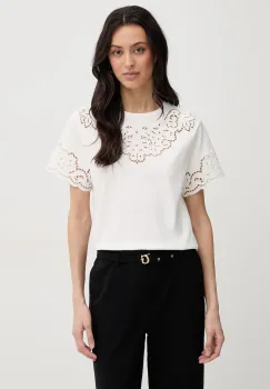 Twinset tricou din bumbac imagine