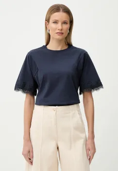 Twinset tricou din bumbac imagine