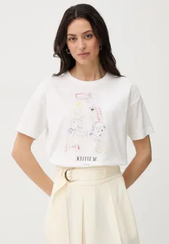 Twinset tricou pentru femei, din bumbac imagine