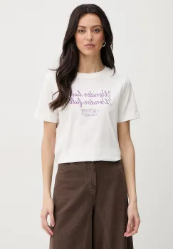 Twinset tricou pentru femei, din bumbac imagine