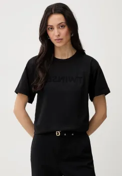 Twinset tricou pentru femei, din bumbac imagine