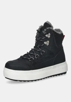 U.S. Polo Assn. botine ICY007 culoarea negru, cu toc plat, izolat, ICY007W/EUH1 imagine