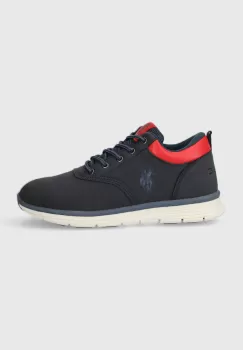 U.S. Polo Assn. cizme de iarna pentru copii culoarea albastru marin imagine