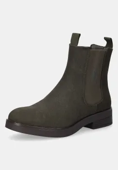 U.S. Polo Assn. cizme YLENIA003W culoarea verde, cu toc plat, YLENIA003W/EH1 imagine