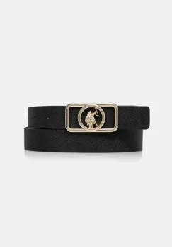U.S. Polo Assn. curea CoupeBronze femei, culoarea negru, AIUCF2472WVP imagine