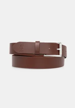 U.S. Polo Assn. curea de piele Hitchcock barbati, culoarea negru, AIUH32315MHA imagine