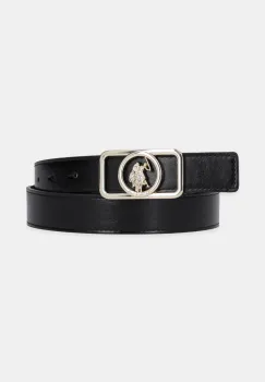 U.S. Polo Assn. curea Gardena femei, culoarea negru, AEUGC2637WAJ imagine