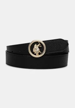 U.S. Polo Assn. curea Townie femei, culoarea negru, AIUT62336WVP imagine