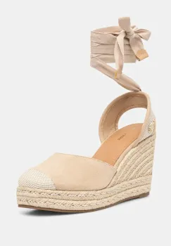 U.S. Polo Assn. espadrile STEFY culoarea bej, toc pana, STEFY001W/5HT2 imagine