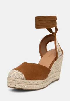 U.S. Polo Assn. espadrile STEFY culoarea maro, toc pana, STEFY001W/5HT2 imagine