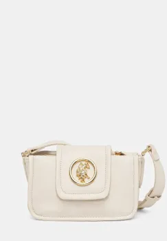 U.S. Polo Assn. geanta Jodhpur culoarea bej, BEUJ58592WVP imagine