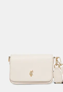U.S. Polo Assn. geanta Mansion culoarea bej, BEUE58718WVP imagine