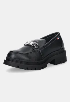 U.S. Polo Assn. mocasini ALICYA007 culoarea negru, cu toc plat, ALICYA007W/EY1 imagine