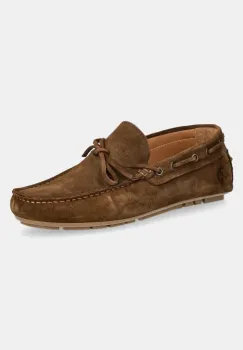 U.S. Polo Assn. mocasini din piele intoarsa PABLO001M/5S1 barbati, culoarea maro, PABLO imagine