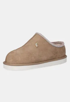 U.S. Polo Assn. papuci de casa VERENY001 culoarea bej, VERENY001W/EH1 imagine
