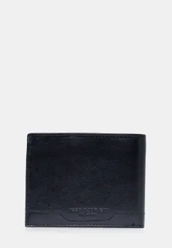 U.S. Polo Assn. portofel de piele Sti.H Wallet culoarea albastru marin, AIUS82353MHA imagine